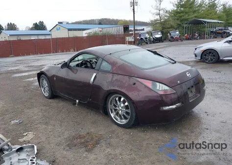 2003 Nissan 350Z Touring z USA, uszkodzony, nr VIN JN1AZ34E43T015351